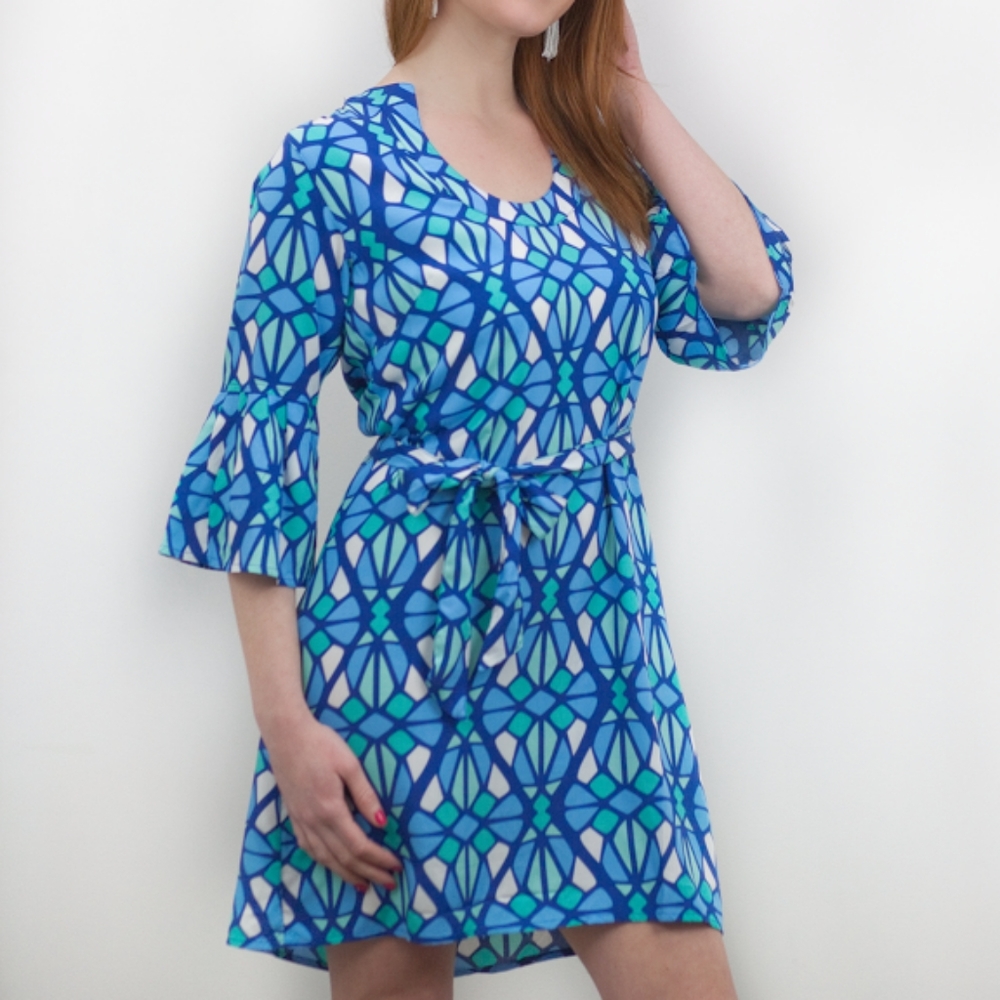 NWT Escapada Charleston 3/4 Sleeve Tunic Dress XL